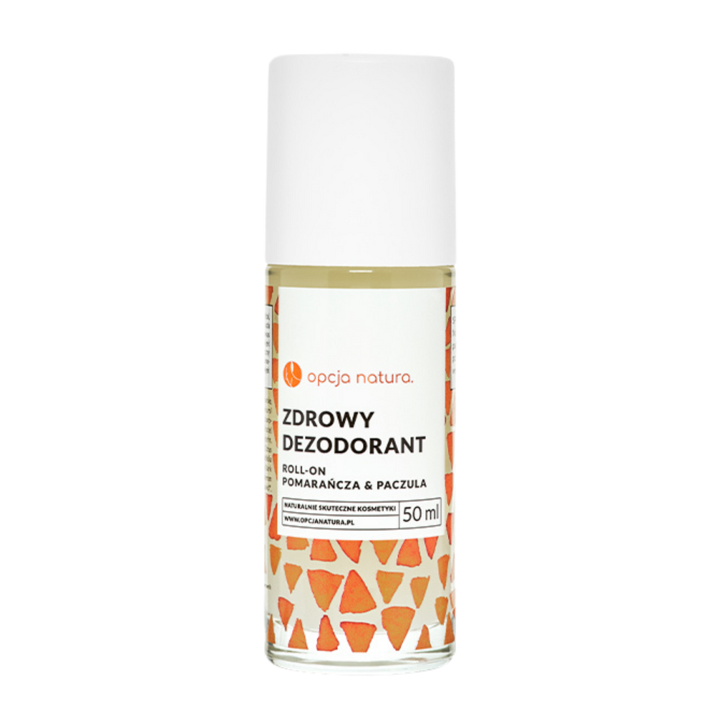 Zdrowy dezodorant roll-on  pomarańcza & paczula