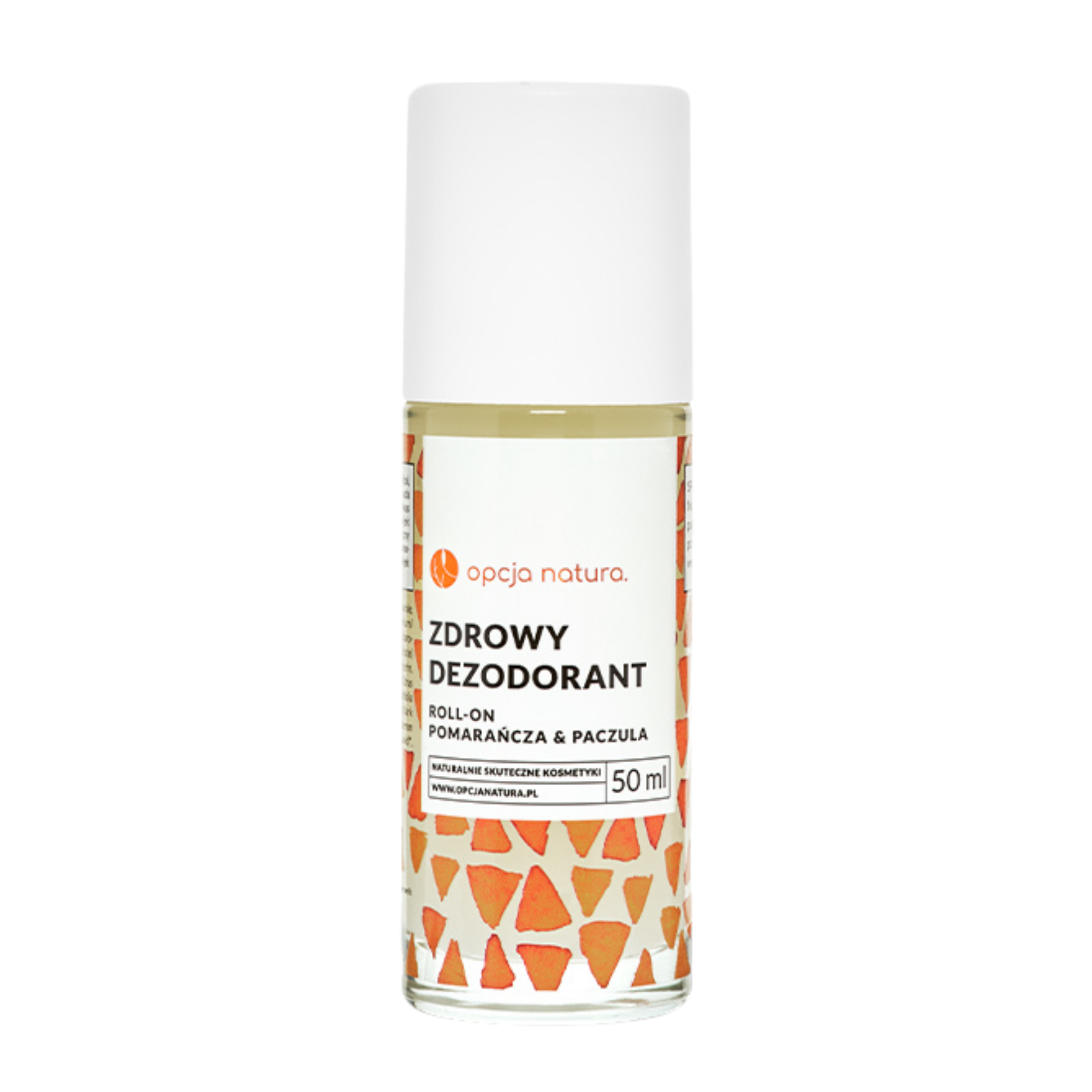 Zdrowy dezodorant roll-on  pomarańcza & paczula