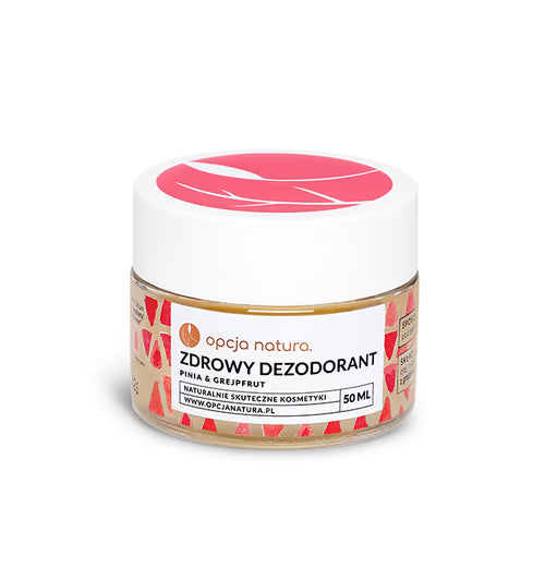 Zdrowy dezodorant pinia & grejpfrut antybakteryjny na bazie sody 50 ml