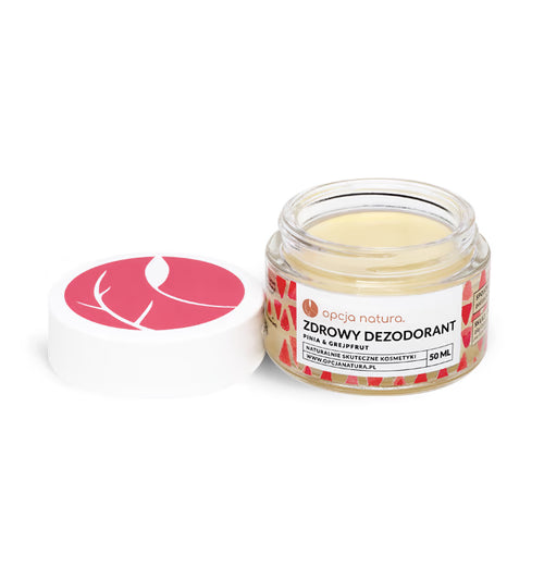 Zdrowy dezodorant pinia & grejpfrut antybakteryjny na bazie sody 50 ml