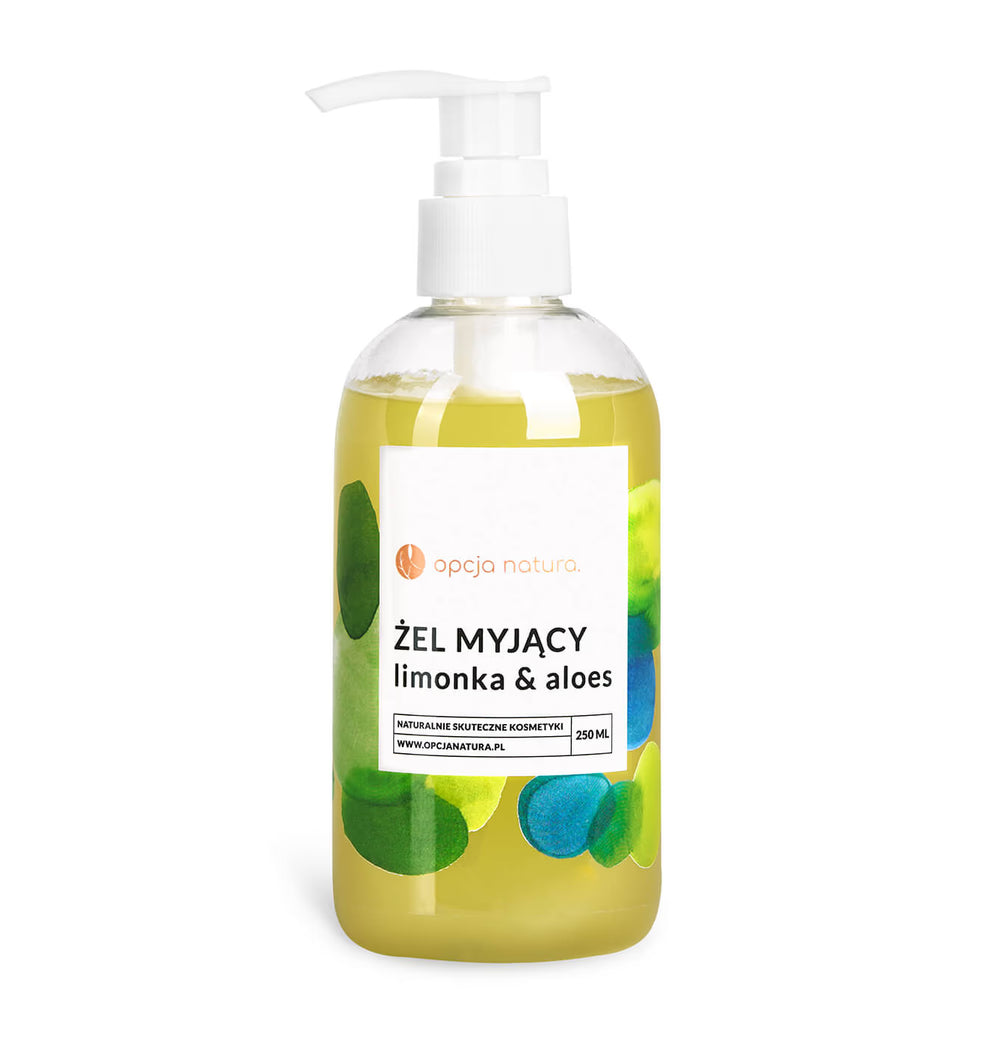 Żel myjący limonka & aloes NATURALNE ODŚWIEŻENIE I OCZYSZCZENIE 2w1 250 ml