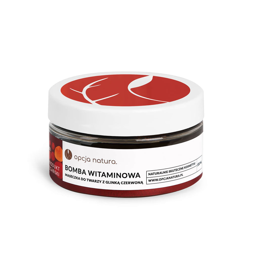 Bomba witaminowa Maseczka do twarzy z glinką czerwoną 100 ml
