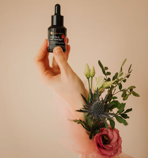 Koktajl do Twarzy Antyoksydacyjne serum na dzień Róża & Paczula 30 ml