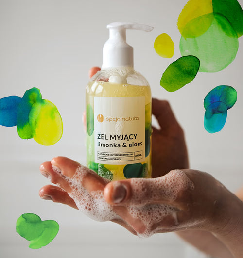 Żel myjący limonka & aloes NATURALNE ODŚWIEŻENIE I OCZYSZCZENIE 2w1 250 ml
